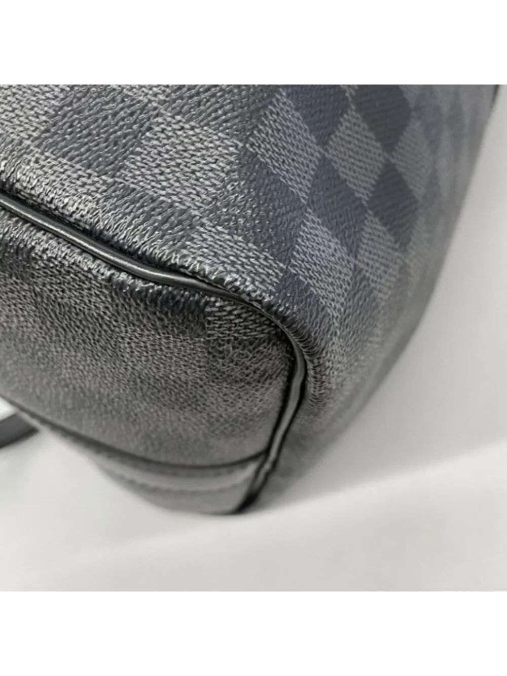 ★SOLD★ Louis Vuitton Boston Bag Damier Graphite Keepall Bandouliere 45 Black - Picture 7 of 10